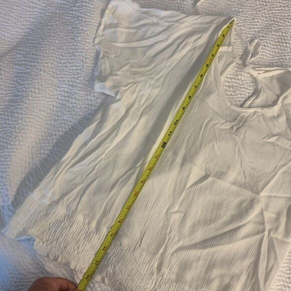 Paper Crane White Boxy Short Sleeve Tee - Picture 6 of 7